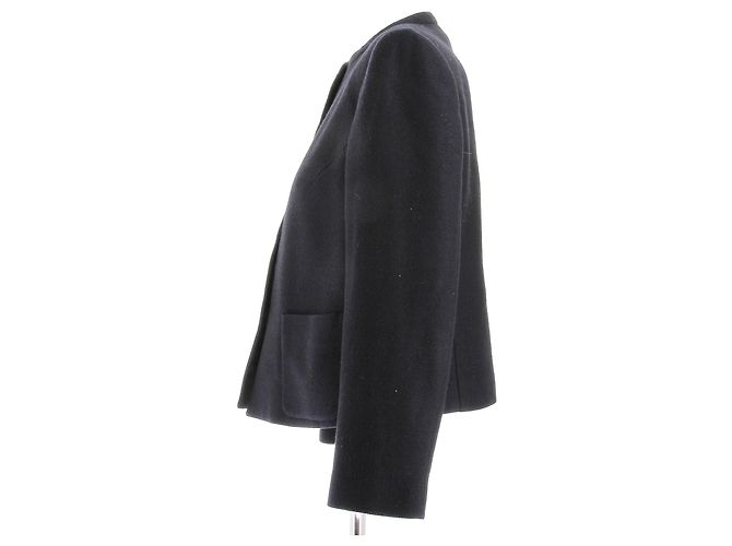 Giorgio Armani Navy Blue Wool Jacket Size 44 - view 4