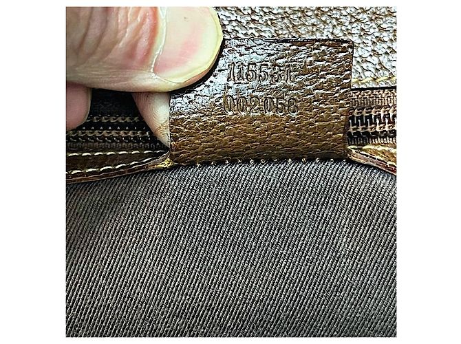 Borsa da viaggio autentica Gucci 03 AW Tom Ford Rare Monogram GG Studded Beige - vista 13