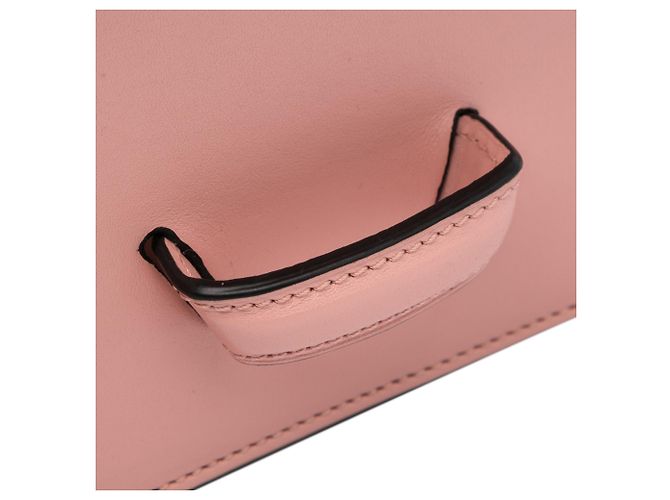 LOEWE Borsa a tracolla in pelle a quadri rosa piccola Barcellona - vista 8