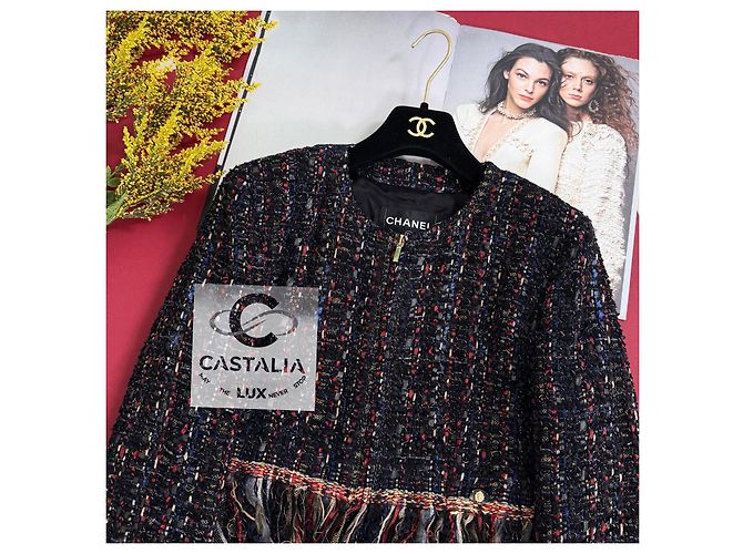 Chanel 11K$ Paris / Cosmopolitan Lesage Tweed Jacket 38 FR Multiple colors - view 7