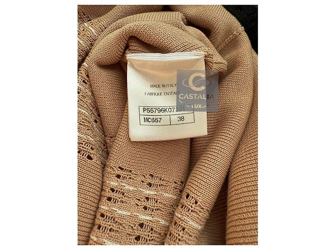 Chanel Neue Paris / Kuba Beiger Gürtelkleid 38 FR - Ansicht 10