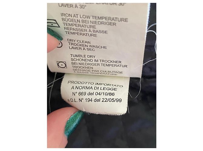 Schwarze Ecocastoro-Jacke von Romeo Gigli, Größe M. - Ansicht 8