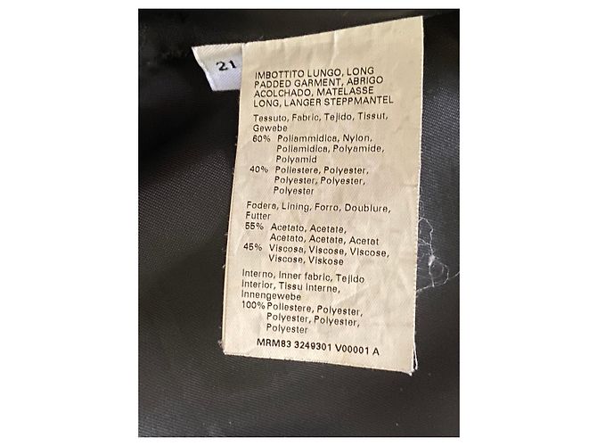 Abrigo acolchado negro Voyage de Marina Rinaldi, talla curvy 21 (L). - vista 10