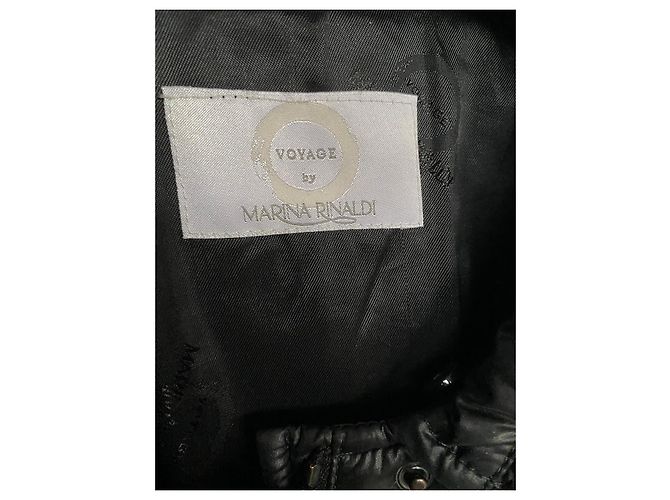 Abrigo acolchado negro Voyage de Marina Rinaldi, talla curvy 21 (L). - vista 3