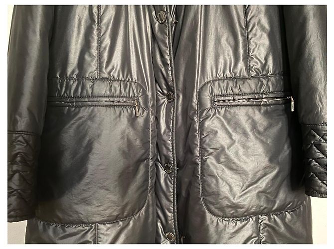Abrigo acolchado negro Voyage de Marina Rinaldi, talla curvy 21 (L). - vista 9