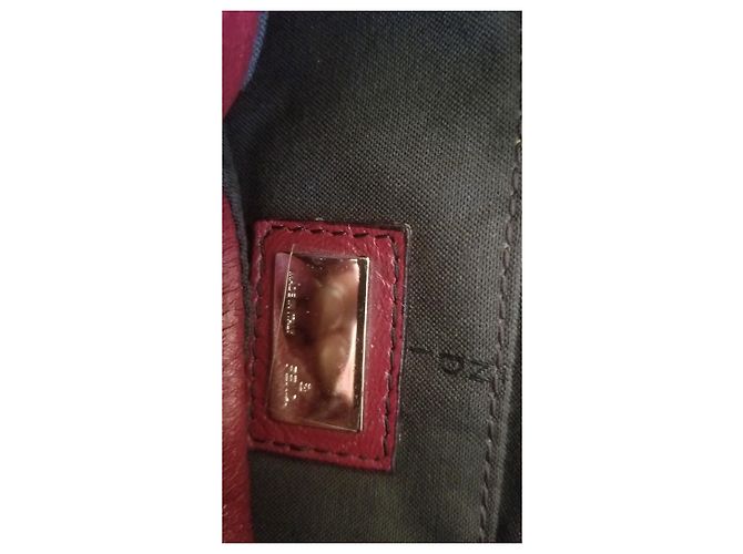 Borsa a mano Fendi Chef in pelle rossa Rosso - vista 10