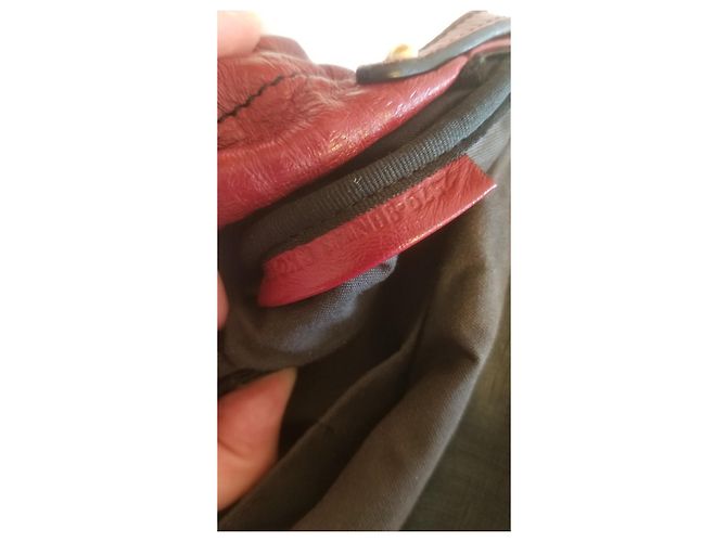 Borsa a mano Fendi Chef in pelle rossa Rosso - vista 3