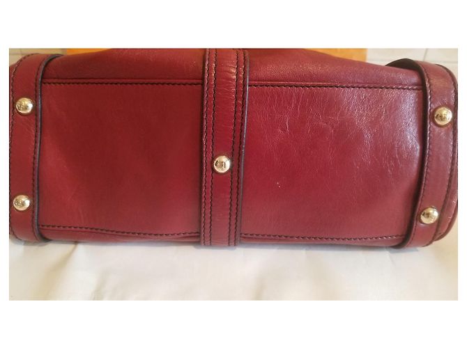 Borsa a mano Fendi Chef in pelle rossa Rosso - vista 8