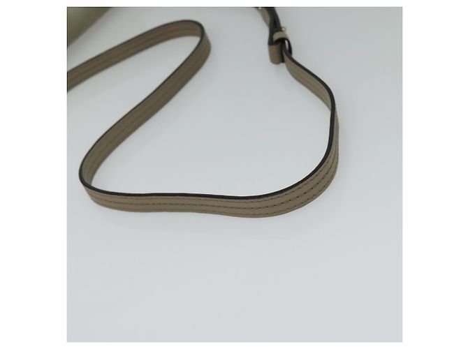 Chloé Borsa a Spalla Chloe Fay in Pelle Scamosciata Grigia Oro Auth BA1915 Marrone D'oro - vista 7