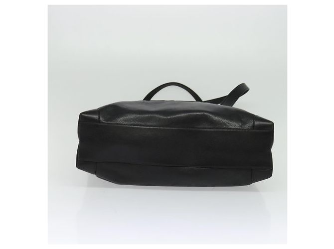 Borsa tote in pelle nera e oro GUCCI 002 105 0141 Auth sw707 Nero D'oro - vista 5