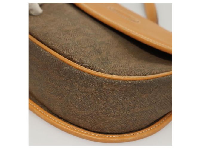 Borsa a spalla GUCCI in tela e pelle beige 007 261 0074 Auth BA1953 - vista 15