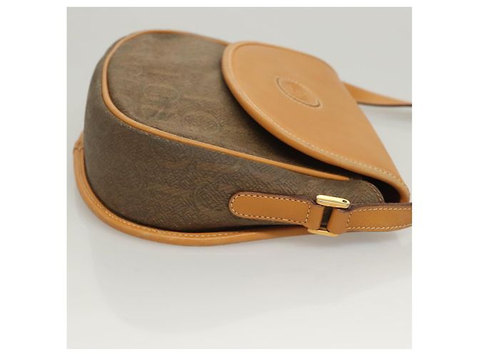 Borsa a spalla GUCCI in tela e pelle beige 007 261 0074 Auth BA1953 - vista 3