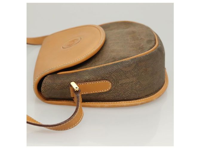 Borsa a spalla GUCCI in tela e pelle beige 007 261 0074 Auth BA1953 - vista 4