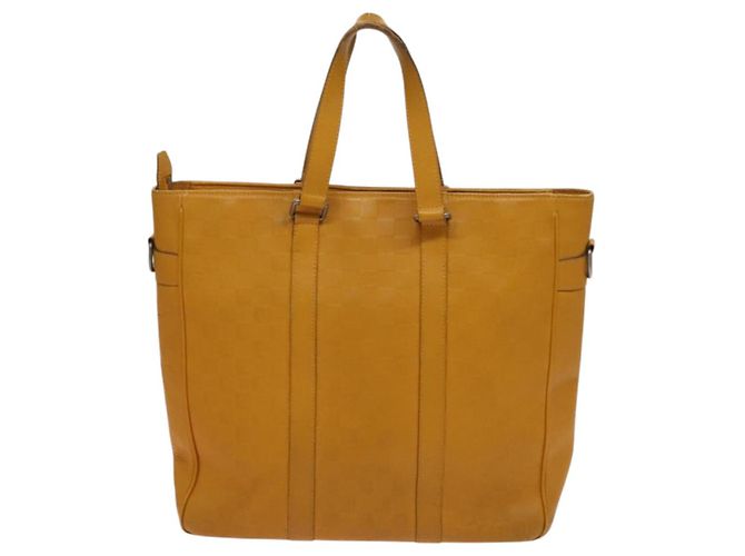 LOUIS VUITTON Borsa Neo Tadao Damier Infini 2way Gialla N41228 LV Auth BA1777 Giallo - vista 2