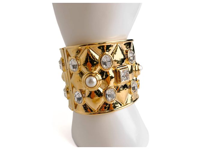 Timeless Chanel Gladiator Metallarmband Gold Golden - Ansicht 4