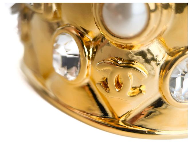 Timeless Chanel Gladiator Metallarmband Gold Golden - Ansicht 9