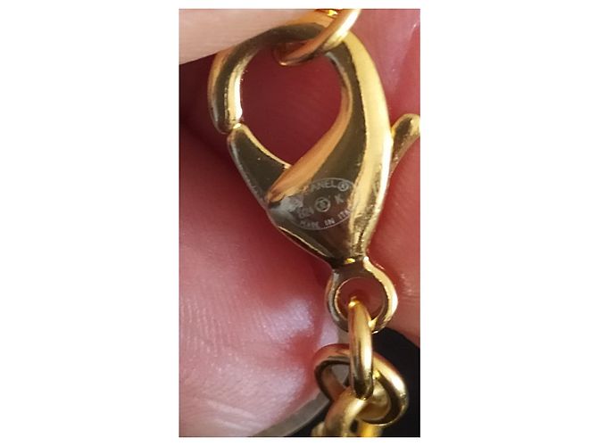 Collana Sautoir Chanel CC Oro Metallo D'oro - vista 9