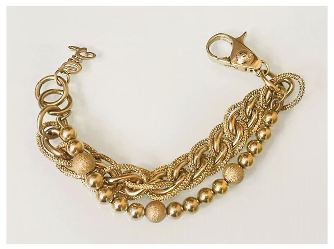 Magnifico bracciale DOLCE & GABBANA modello DJ0694 dorato  catena doppia D'oro - vista 10