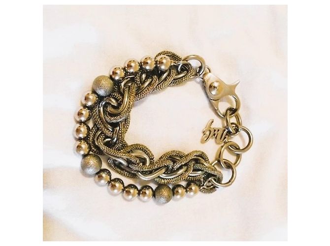 Magnifico bracciale DOLCE & GABBANA modello DJ0694 dorato  catena doppia D'oro - vista 12