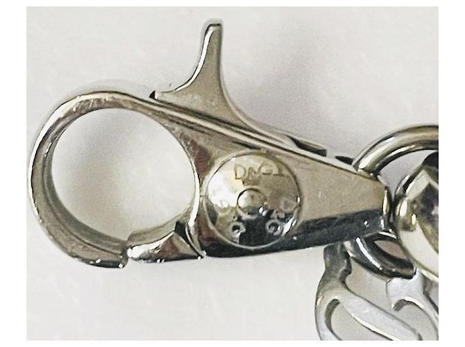 RARO raffinato bracciale DOLCE & GABBANA DJ0769 maglia marina circolare Argento - vista 9