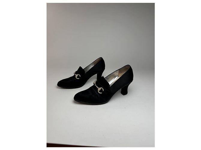 Décolleté vintage Gucci Horsebit neri Nero - vista 10