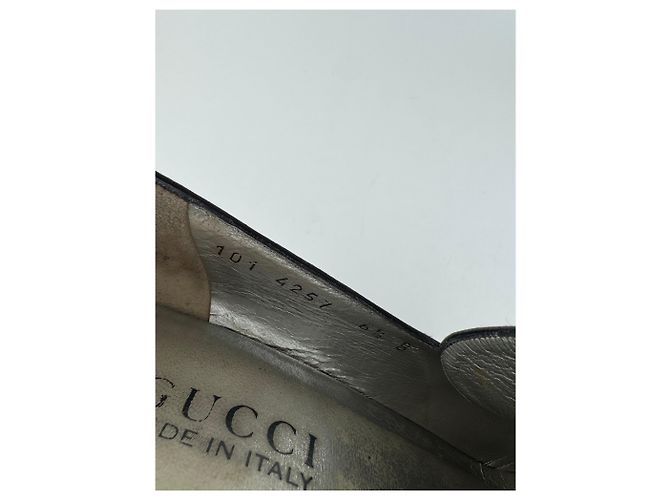 Décolleté vintage Gucci Horsebit neri Nero - vista 12
