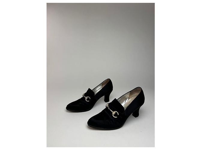 Décolleté vintage Gucci Horsebit neri Nero - vista 5