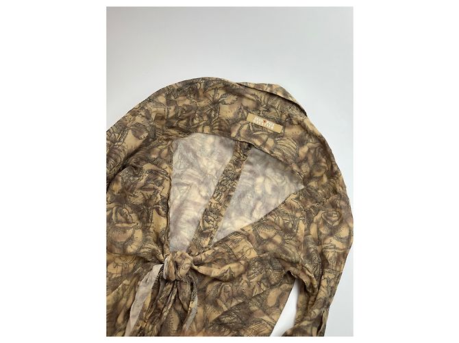 Camicia vintage Jean Paul Gaultier S Beige - vista 10