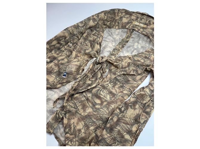 Camicia vintage Jean Paul Gaultier S Beige - vista 11