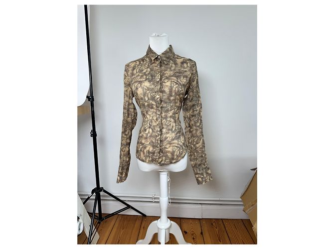 Camicia vintage Jean Paul Gaultier S Beige - vista 12