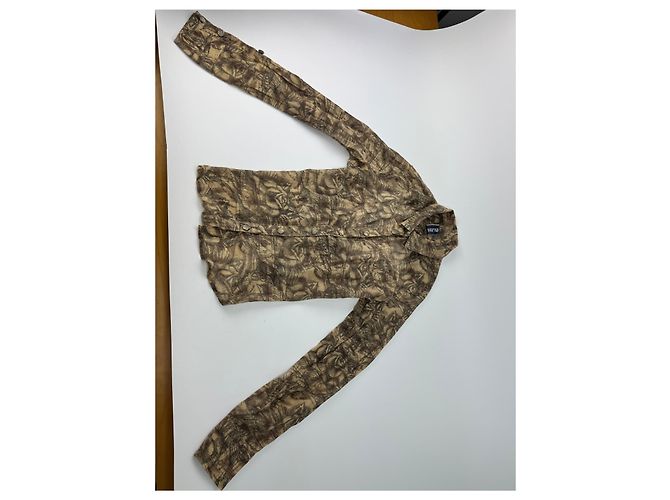 Camicia vintage Jean Paul Gaultier S Beige - vista 14
