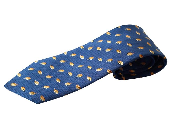Hermès Corbata de Seda Blue - view 2