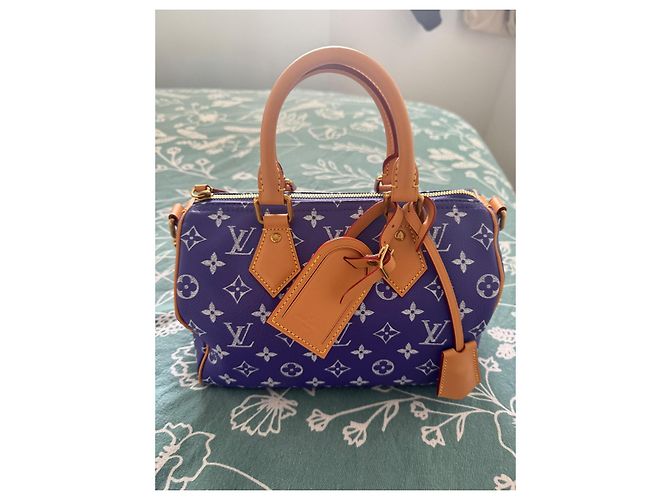 Louis Vuitton Speedy P9 Bandoulière 25 Pelle Viola Porpora - vista 10