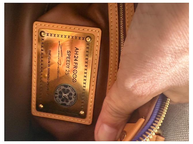 Louis Vuitton Speedy P9 Bandoulière 25 Pelle Viola Porpora - vista 8