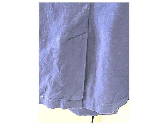 Autre Marque Herren Sommer Leinenmischung Blazer Officna36 Blau - Ansicht 12