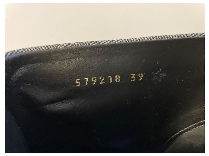 Stivaletti Balenciaga in pelle grigi e neri taglia 39 Multicolore - vista 4