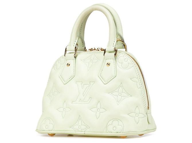 Sac à main en cuir Mahina Alma Soft BB de Louis Vuitton Vert - vue 2