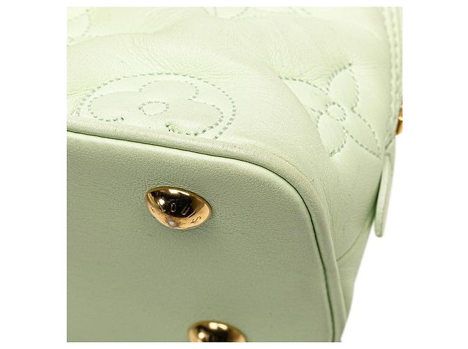 Sac à main en cuir Mahina Alma Soft BB de Louis Vuitton Vert - vue 6