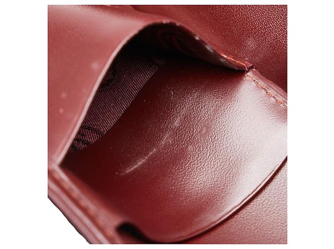 Cartera larga de cuero de la línea Must de Cartier Roja - vista 4