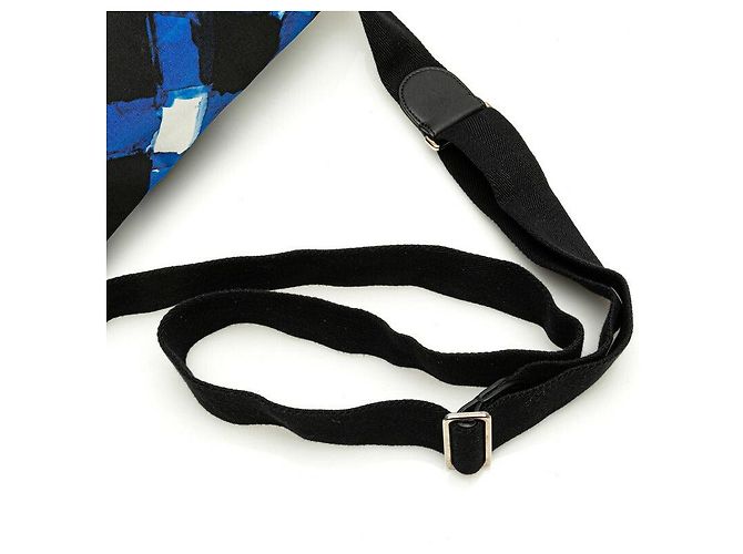 Borsa a tracolla in nylon Airline di Chanel Blu - vista 4