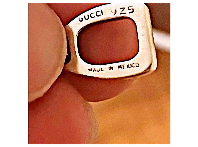 Auténtico Gucci Collar de Cadena Elíptica de Plata Esterlina de Tom Ford - vista 5