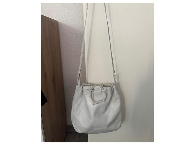 Borsa Bottega Veneta in pelle color crema - vista 2