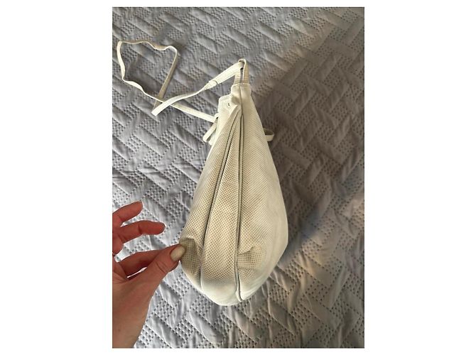 Borsa Bottega Veneta in pelle color crema - vista 5