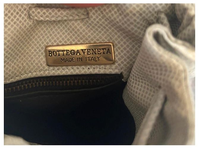 Borsa Bottega Veneta in pelle color crema - vista 8