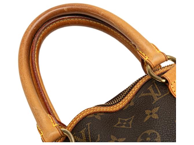 Louis Vuitton Marrone Monogramma Lockit PM - vista 10