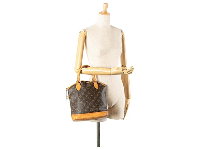 Louis Vuitton Marrone Monogramma Lockit PM - vista 11