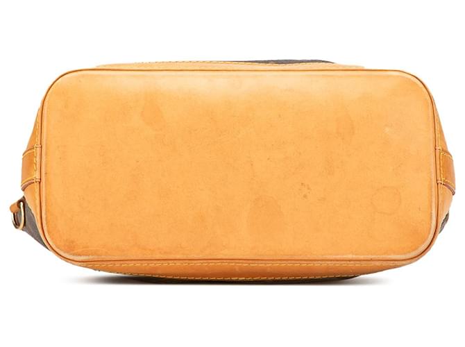 Louis Vuitton Marrone Monogramma Lockit PM - vista 3