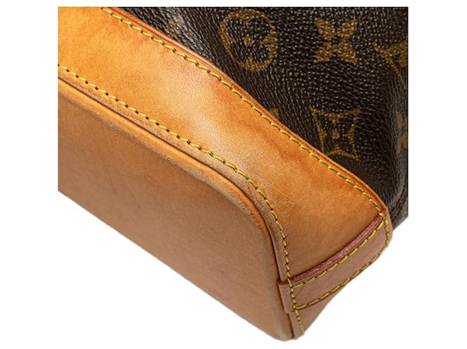 Louis Vuitton Marrone Monogramma Lockit PM - vista 7