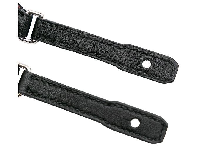 Cinghia Flipperball nera Hermès da 25 mm per borsa Nero - vista 5