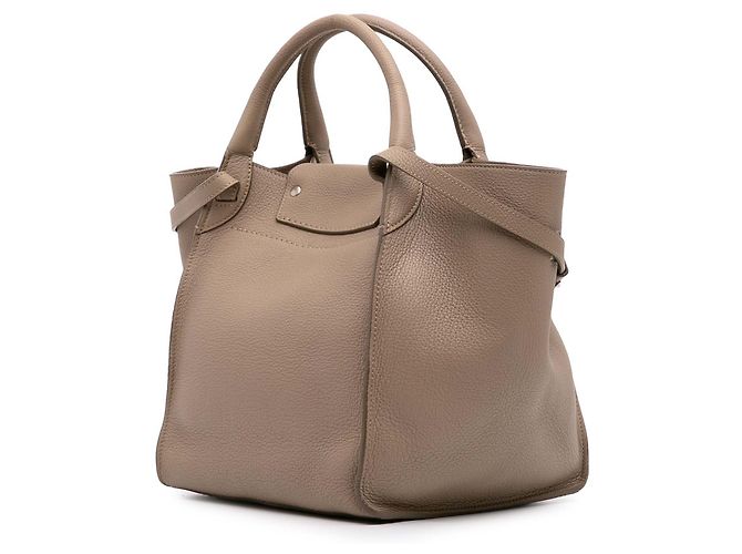Big Bag Céline Borsa grande in pelle di vitello grana fine Celine Brown Marrone Marrone chiaro - vista 2